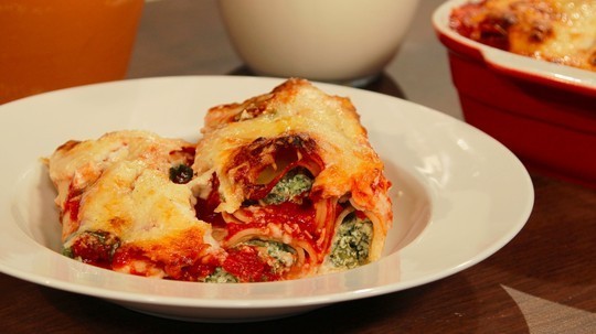 Vegetarian Ricotta and Spinach Cannelloni