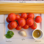 olive oil spaghetti tomato