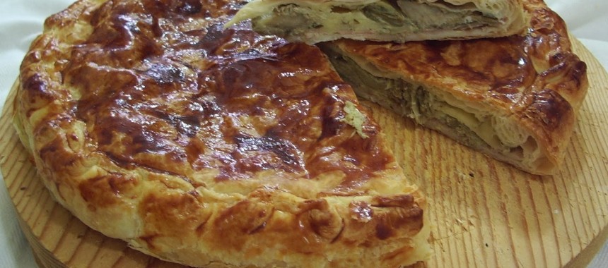 Artichoke Pie or Torta Rustica ai Carciofi